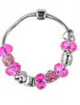 Pulsera cristal rosa